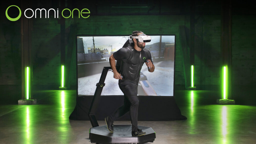 omni one virtual reality treadmill