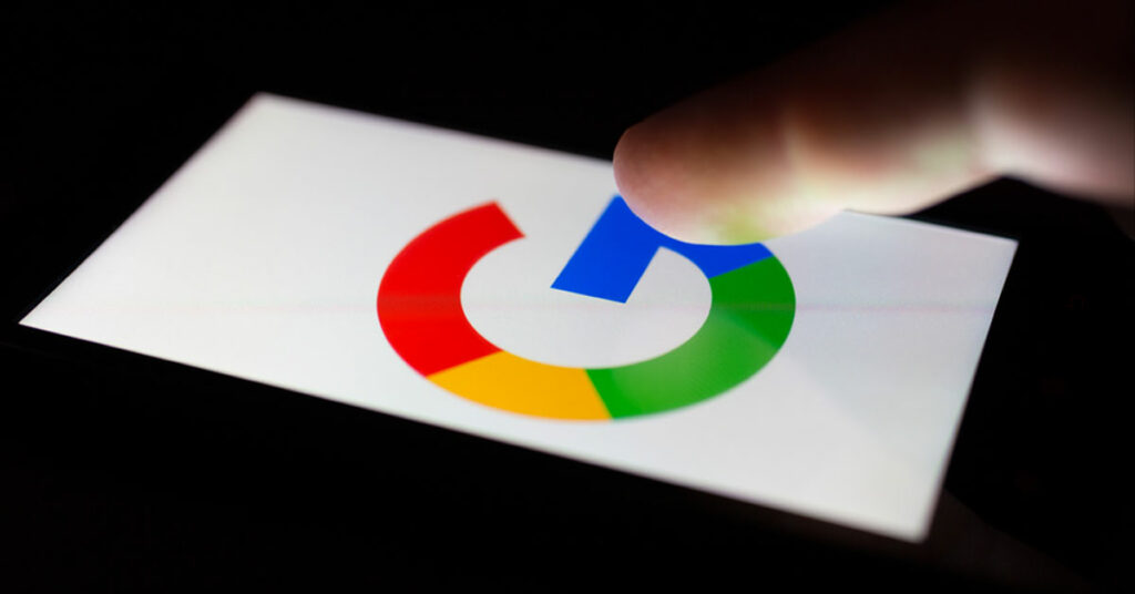 Google Logo on Smartphone