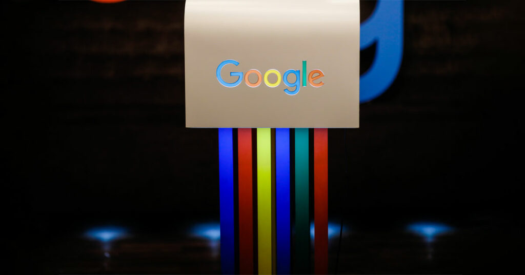 Google logo and colours