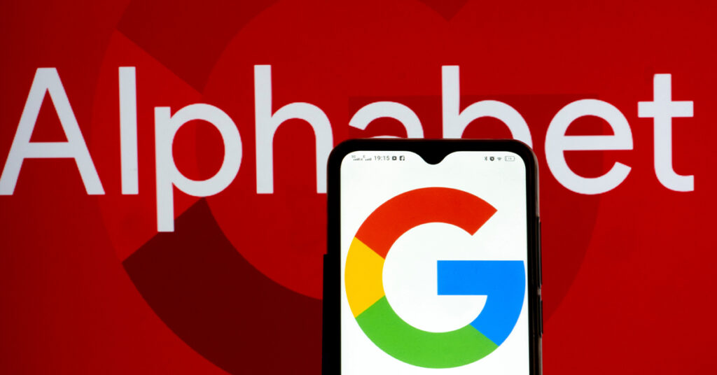 Alphabet and Google logos
